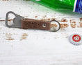 Load image into Gallery viewer, First Time Dad - Engraved Beer Bottle Opener Gifts for Him Light Tan