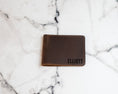 Load image into Gallery viewer, Leather Bifold Wallet Gifts for Him