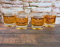 Load image into Gallery viewer, Personalized Square Whiskey Glass Gifts for Him