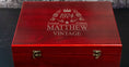 Load image into Gallery viewer, Birthday Engraving - Custom Whiskey Decanter Gift Set in a Wood Box