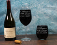 Load image into Gallery viewer, Personalized Wine Glass for Mother of the Bride or Mother of the Groom