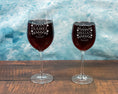 Load image into Gallery viewer, Bridesmaid Wine Glasses - Choose Size and Stemmed or Stemless