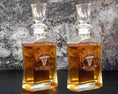 Load image into Gallery viewer, Doctor Gift - Personalized Engraved Whiskey Decanter and 4 Glasses in a Wood Box Set