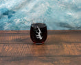 Load image into Gallery viewer, Any lake Engraved on a 19 oz Stemless Wine Glass