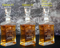 Load image into Gallery viewer, Retirement Gift Box - Engraved Whiskey Decanter Gift Set with 4 Glasses and Whiskey Stones