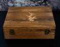 Load image into Gallery viewer, Any Lake Decanter Gift Set with 4 Glasses and Whiskey Stones in an Engraved Wooden Box