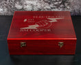 Load image into Gallery viewer, Electrician - Personalized Whiskey Decanter Set in a Wood Gift Box