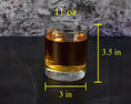 Load image into Gallery viewer, whiskey glass measurements