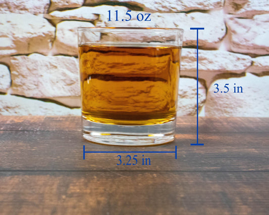 I Don't Give a Sip - Engraved Whiskey Glass Retirement 