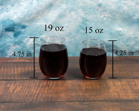 Personalized Wine Glass for First Time Mom
