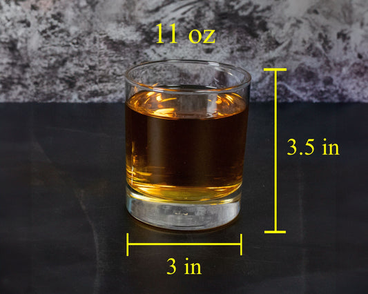 First Time Dad - Personalized Whiskey Glass